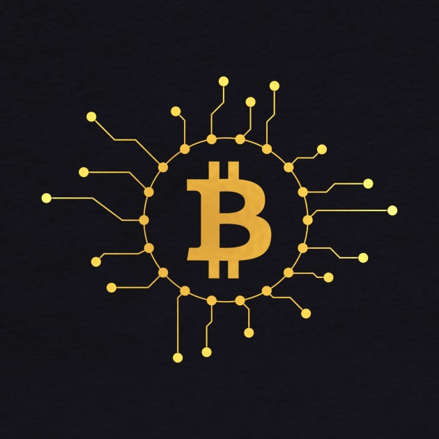 Cryptocurrencies, Blockchain , Bitcoin T-Shirt, Bitcoin Crypto T-Shirt by Utopia Shop